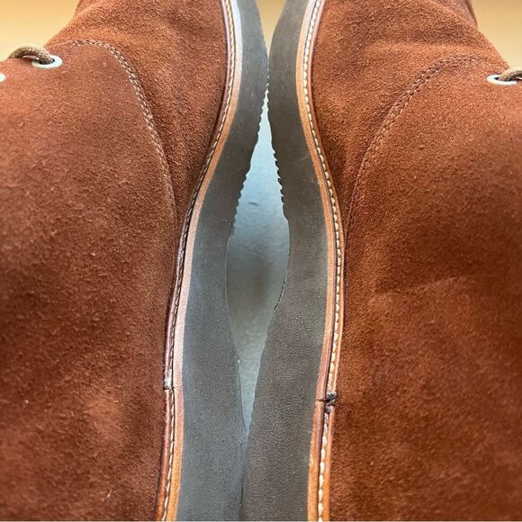 Samuel Hubbard Mahogany Brown Suede Re-Boot Chukka Lace Up Boots Men’s Size 13 - Picture 6 of 15